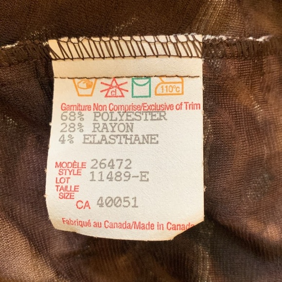 Frank Lyman Animal Print cardigan textured burnout stripes asymmetrical holiday - Picture 7 of 7